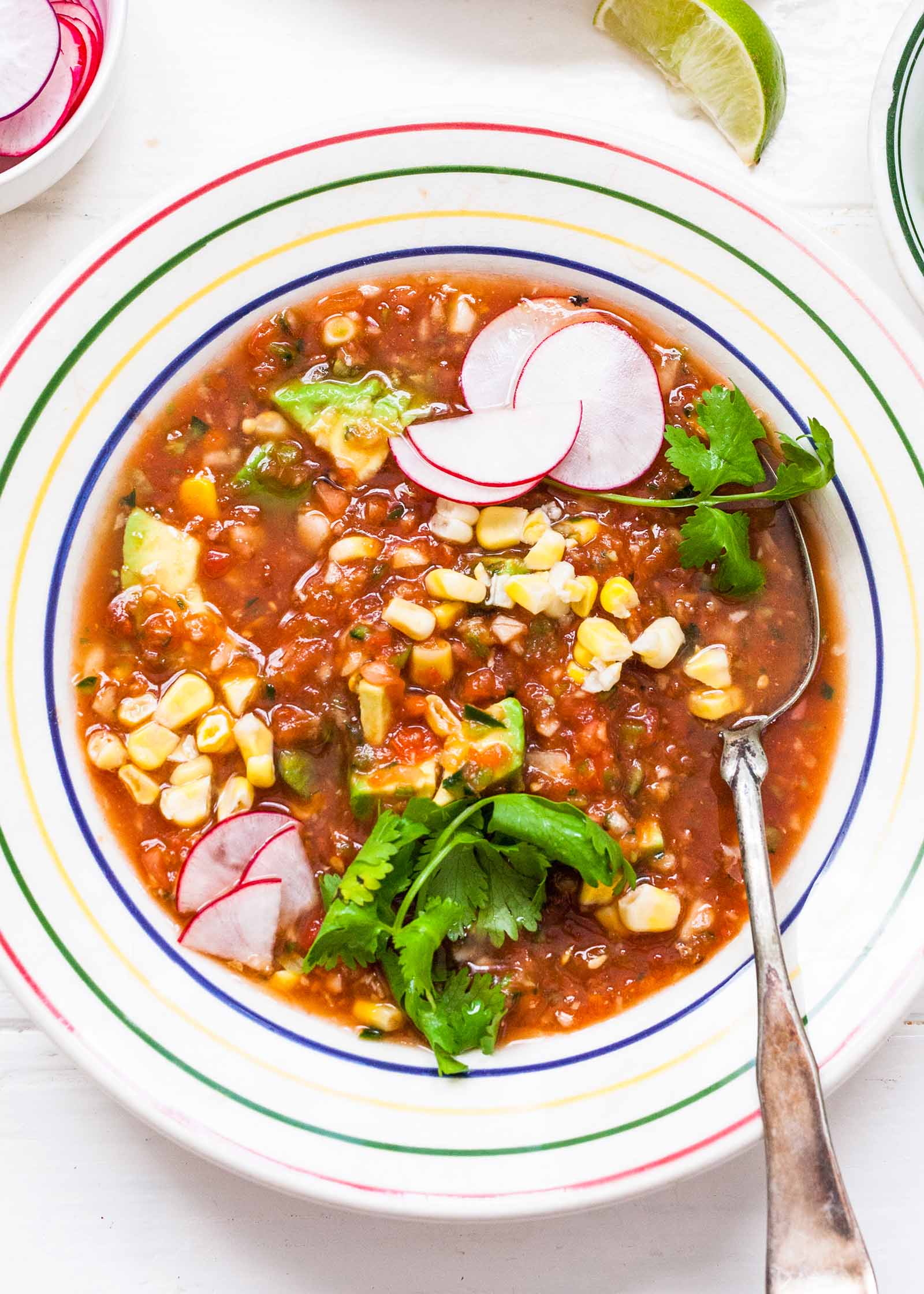 Gaspacho Soup Recipe with Avocado