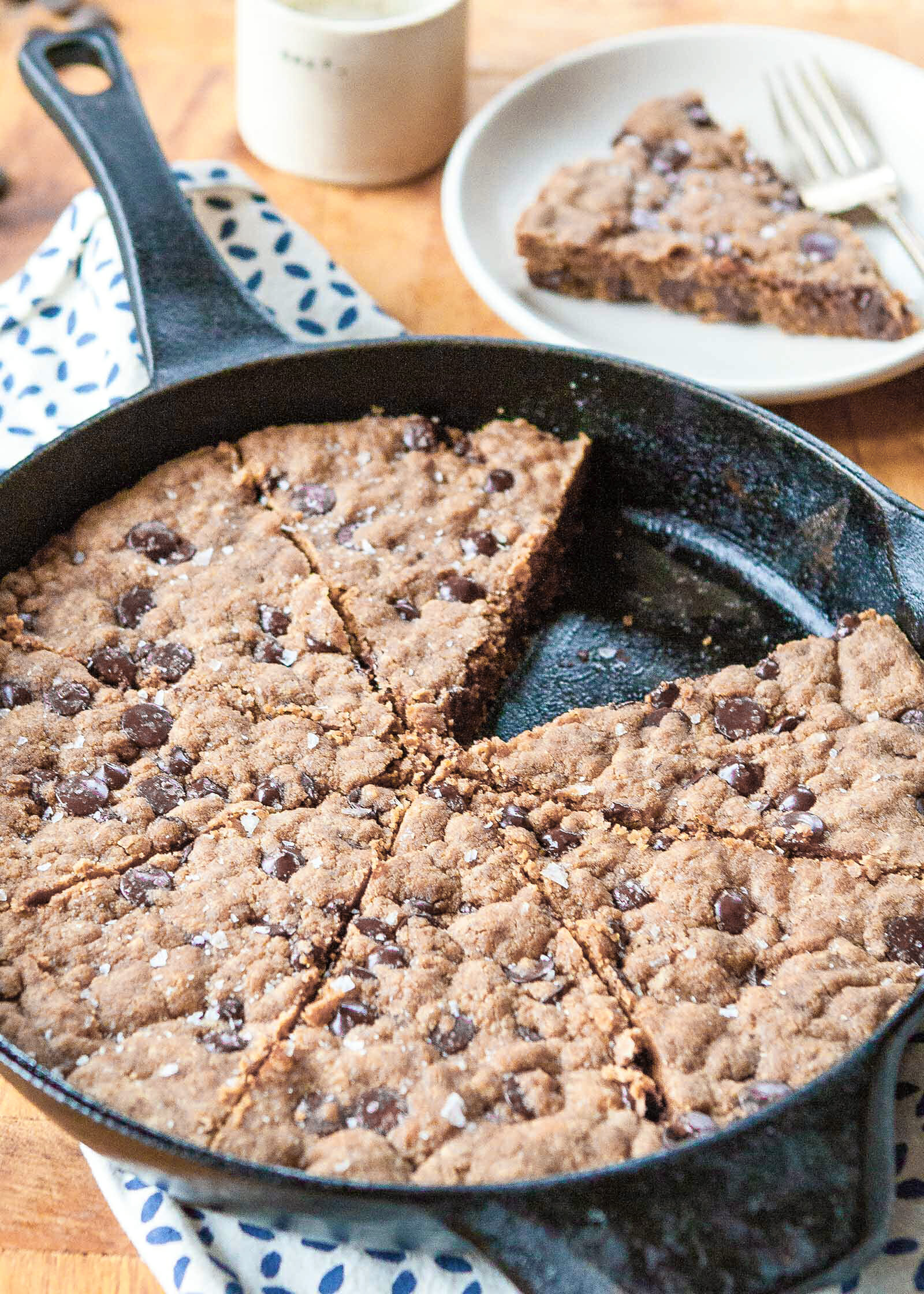 Skillet Chocolate Chip Cookie Gluten-Free